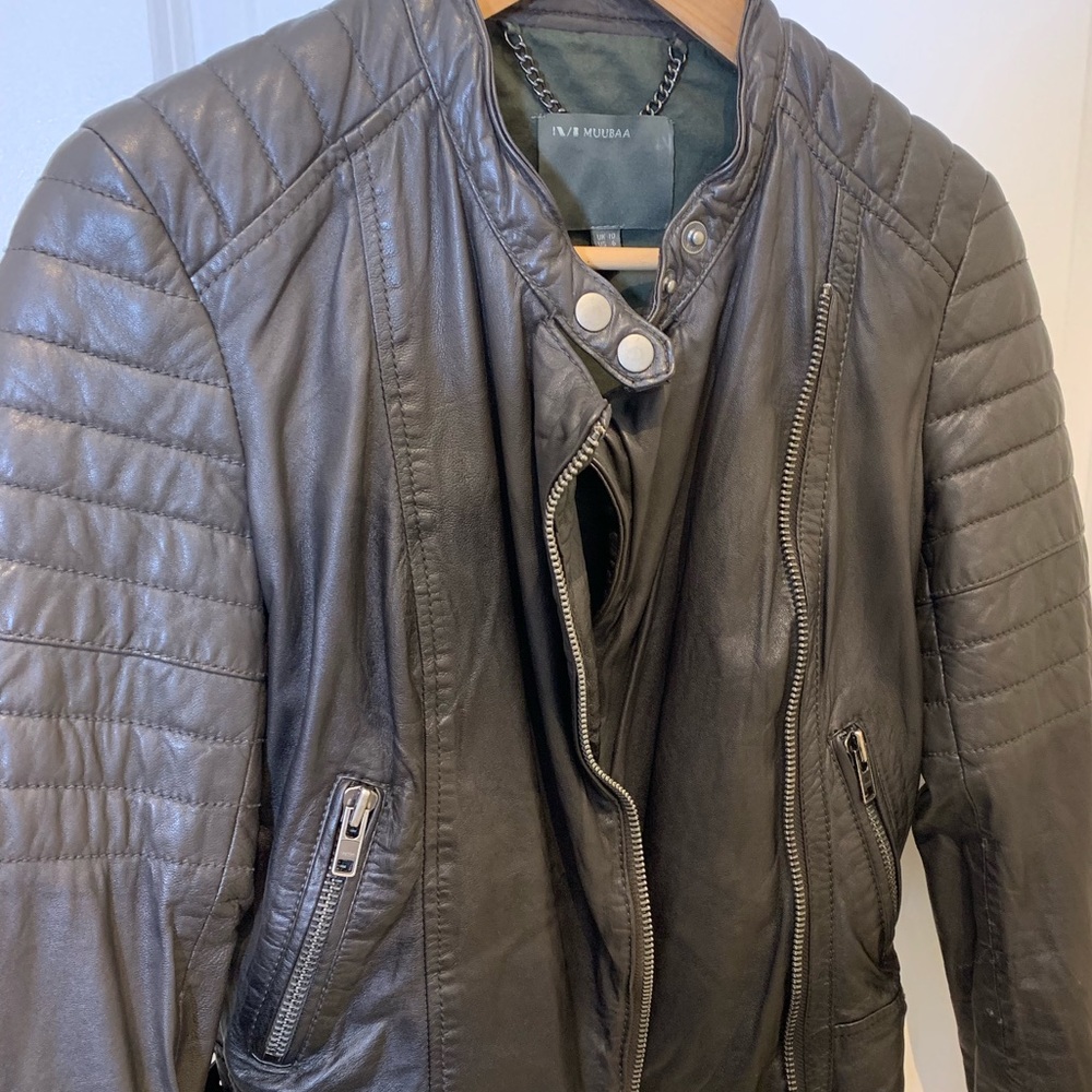 MUUBAA Leather Lamb Jacket